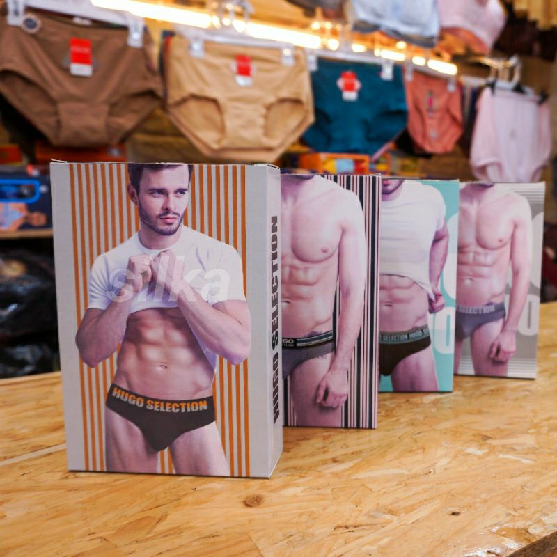 (3Pcs) Celana Dalam Pria Hugo Selection Premium Briefs