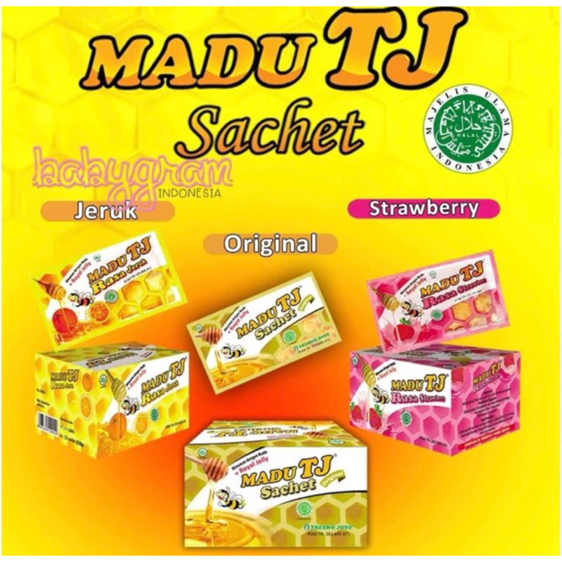 

MADU TJ Sachet 1 Box Isi 12 Sachet