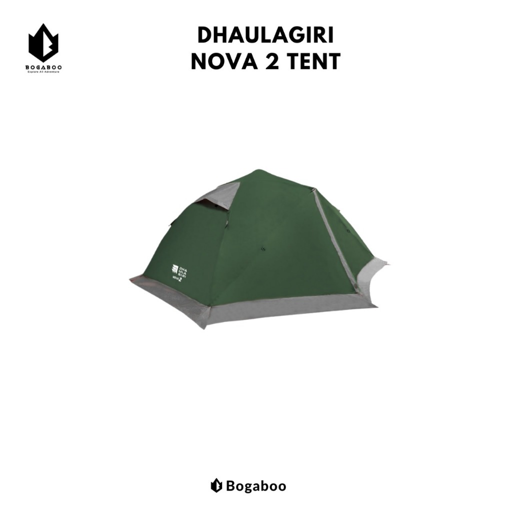 Tenda Dhaulagiri Nova 2  Kapasitas 2 Person- Tenda Camping Dome - Tenda Hiking Double Layer