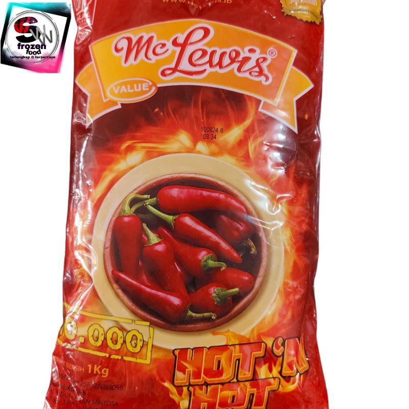 

mc Lewis chili sauce Hot & Hot 1kg