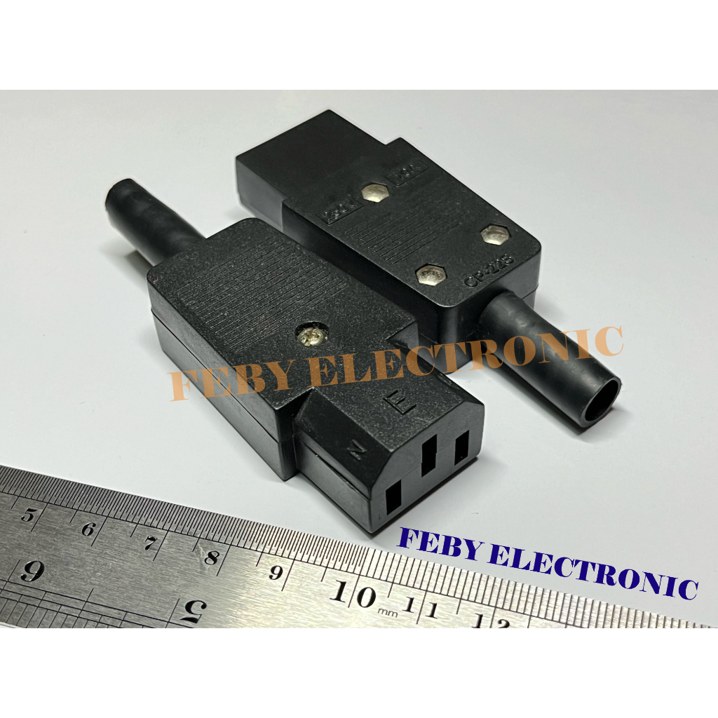 Socket AC Komputer female buntut buat dikabel