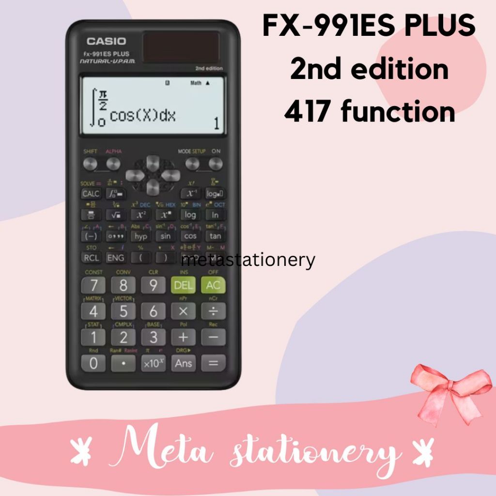

Calculator Scientific / Kalkulator Ilmiah Casio FX-991ES 2nd Edition
