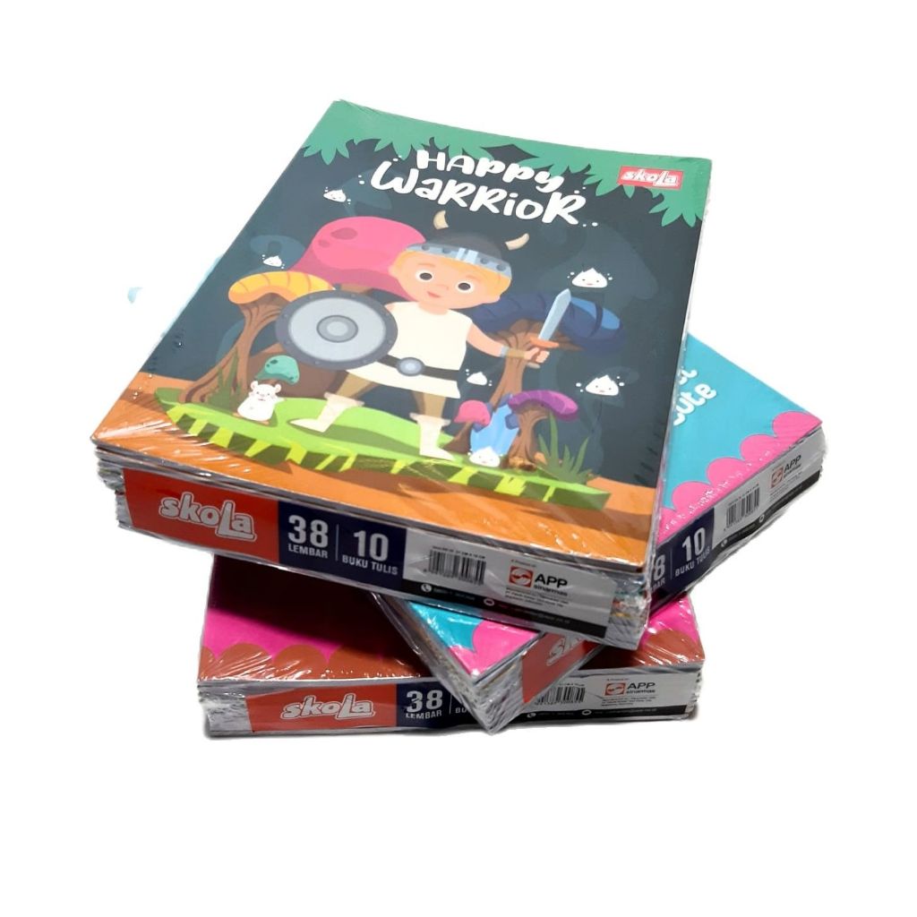 

(1 PACK / 10 BUKU) Buku Tulis Isi 38 Lembar SKOLA By Sidu