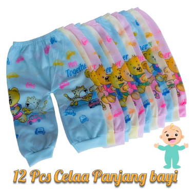Celana panjang bayi ( 1 Lusin )