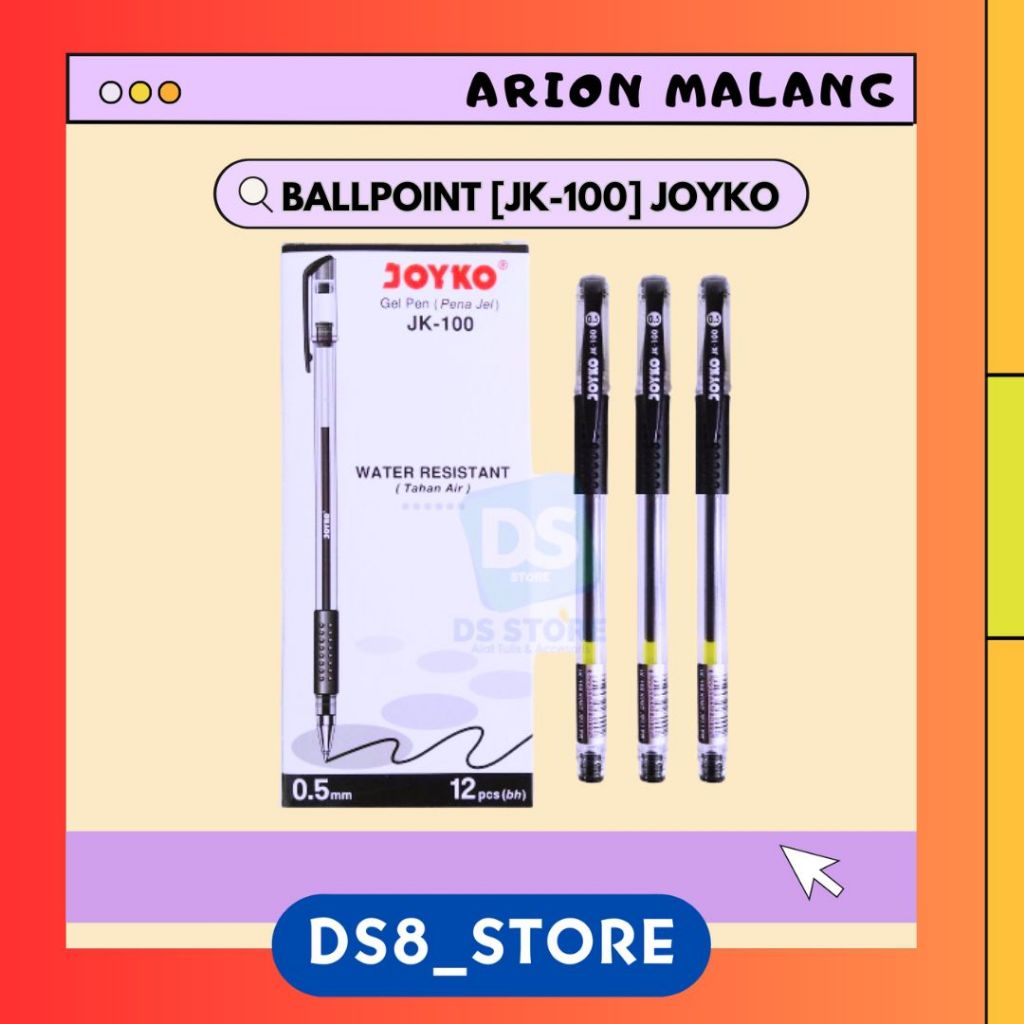 

Bolpen Gel / Ballpoint Gel JK-100 NT JOYKO