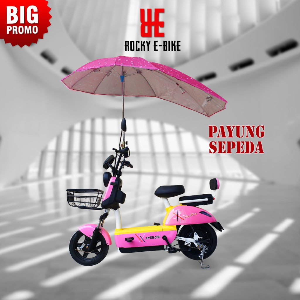 Payung sepeda listrik Payung sepeda motor Tenda sepeda motor Tahan hujan Tabir surya Perlindungan UV Payung motor lipat