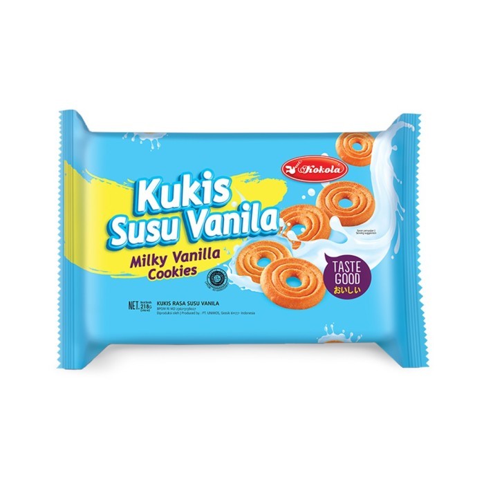 

kokola kukis susu vanilla - kokola cookies vanila