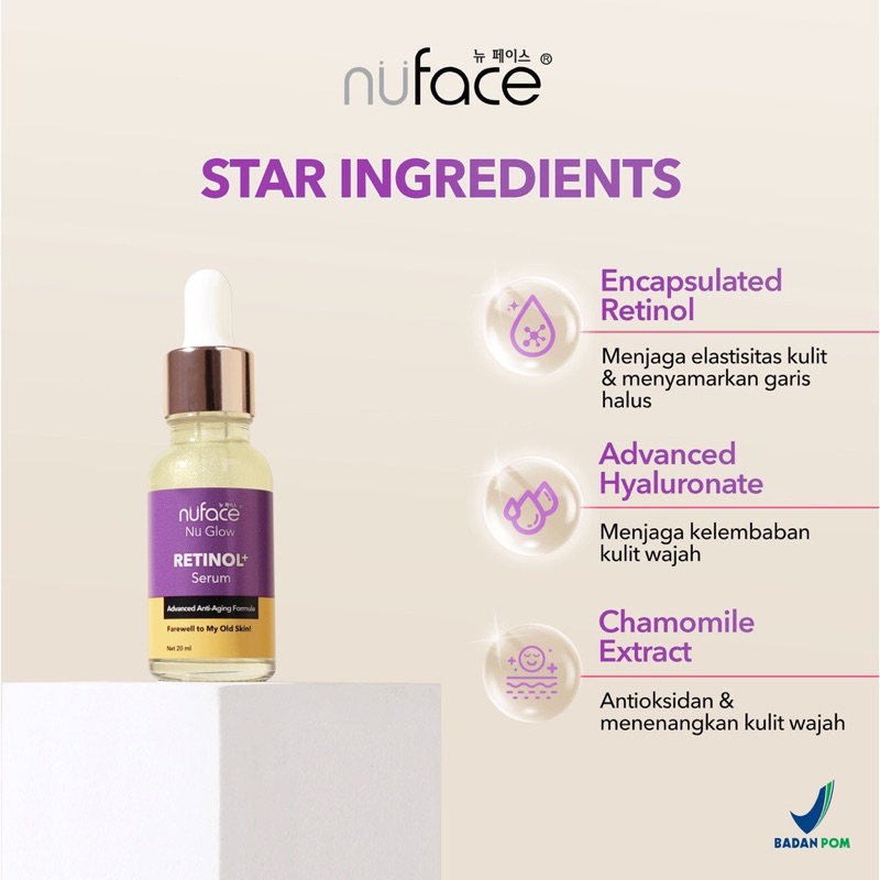 Serum nuface retinol anti aging