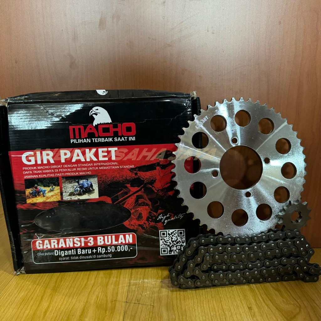 GIR PAKET + RANTAI JUPITER Z MACHO (12/50T-128H)