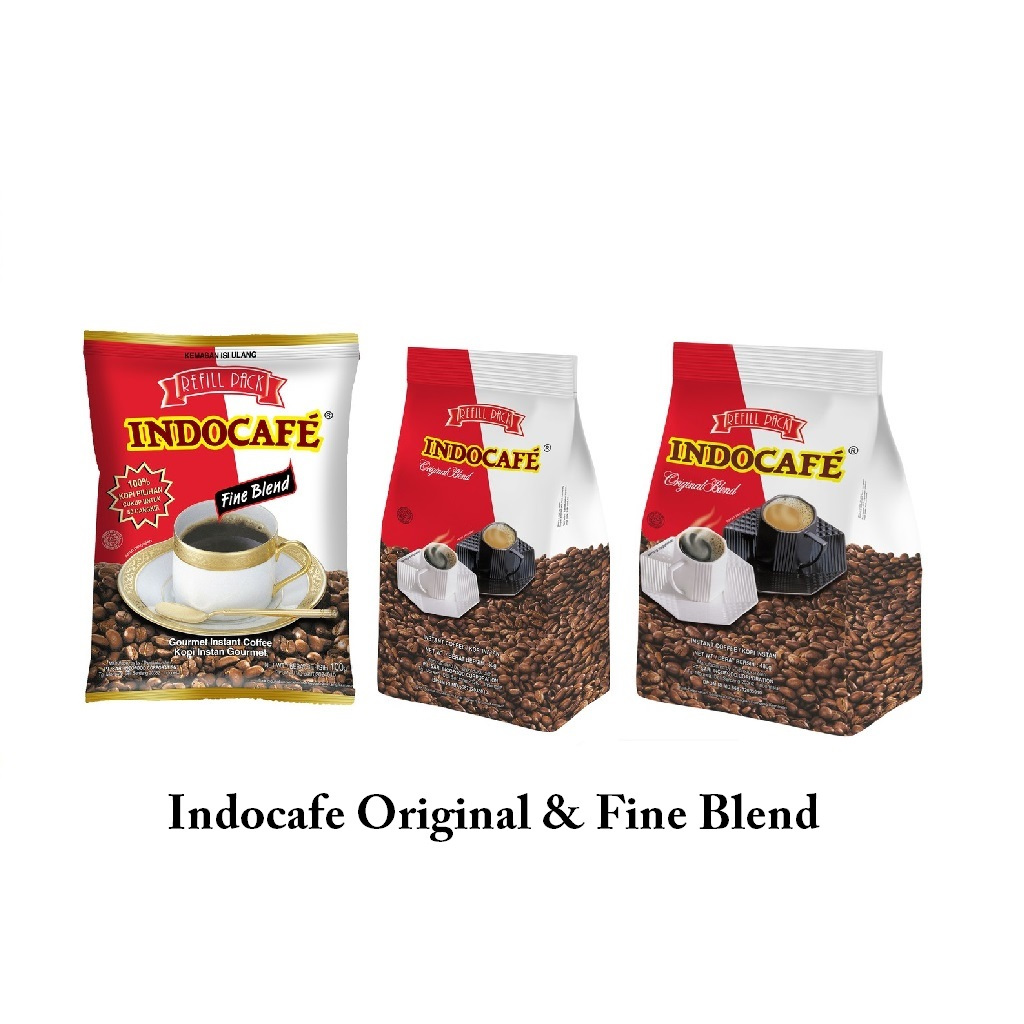 

INDOCAFE Black Coffee Original Blend REFILL 180gr