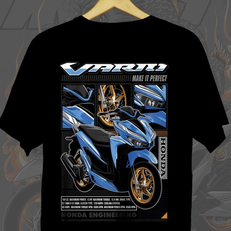 KAOS SUNMORI VARIO | BLUE EDITON | KUALITAS TERBAIK