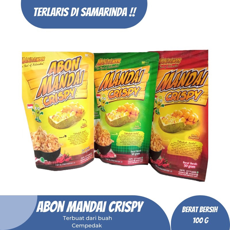 

Abon mandai crispy 100gram khas kalimantan timur
