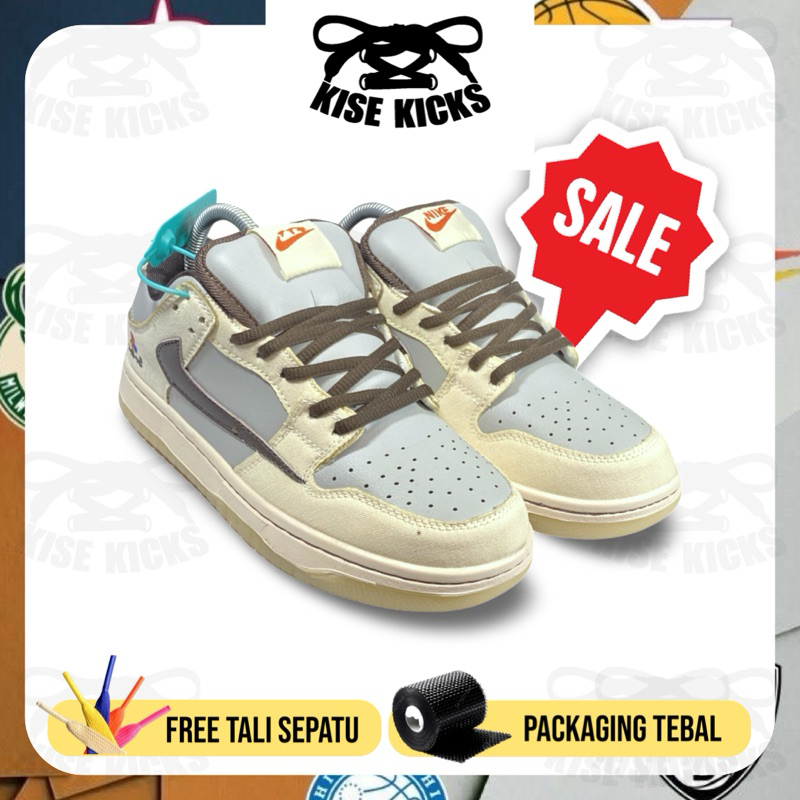 [PERFECT KICKS] Sepatu Sneakers Pria Wanita Nike SB Dunk Low x Travis Scott - Playstation BNIB