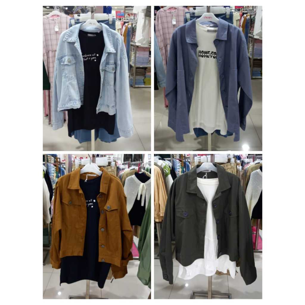 PAKAIAN WANITA JAKET CHIC GIRL ORIGINAL