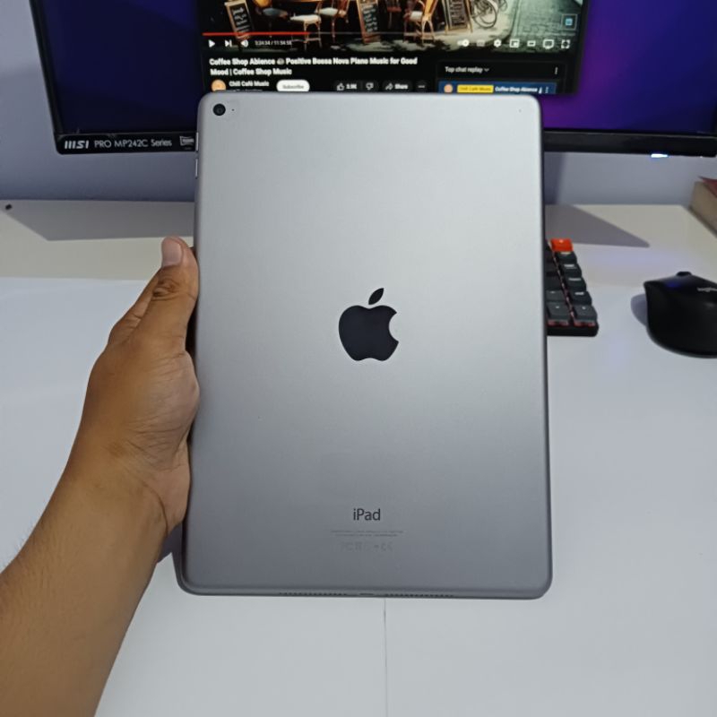 iPad Air 2 128gb Silver Mulus Terawat Wifi Only Unit Only