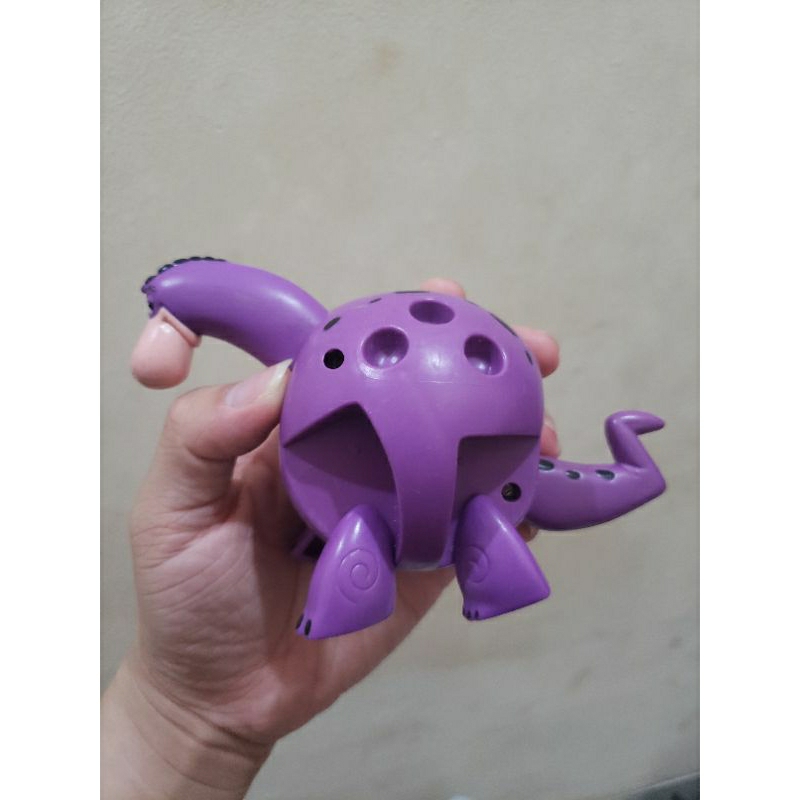 FIGURE FLINSTONE Dinosaurus MAINAN ANAK BENTUK kartun cartoon hewan karakter Ungu