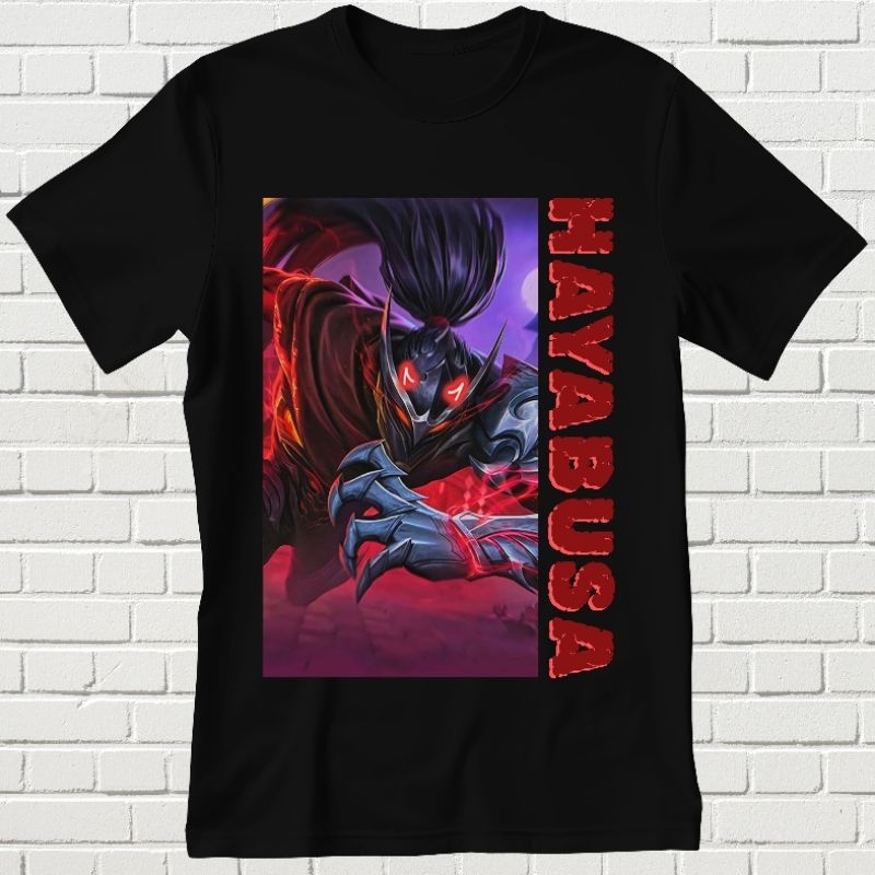 BAJU KAOS DEWASA HAYABUSA UNISEX TSHIRT || BAJU KAOS || KAOS || KAOS DISTRO || KAOS ML || KAOS MOBIL