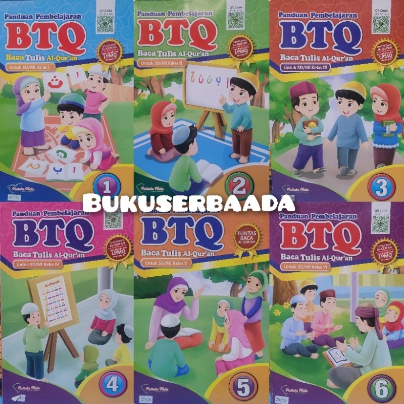 BUKU BTQ KELAS 1/2/3/4/5/6 SD PUSTAKA MULIA
