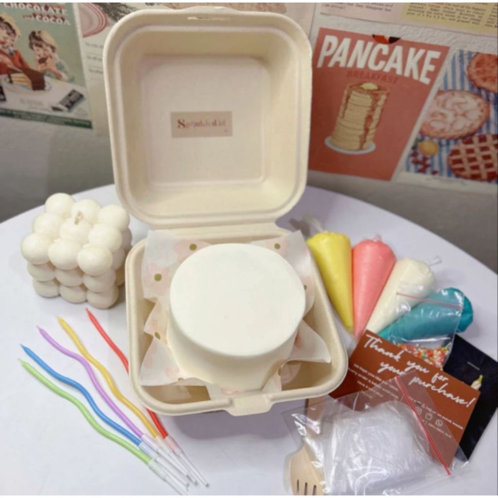 

diy cakee | decor your own cake | dekor cake sendiri | bento cake | korean cake