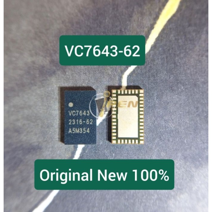 vwi IC PA VC7643 Original New Tested Rf VC 7643 62 Redmi Note 9