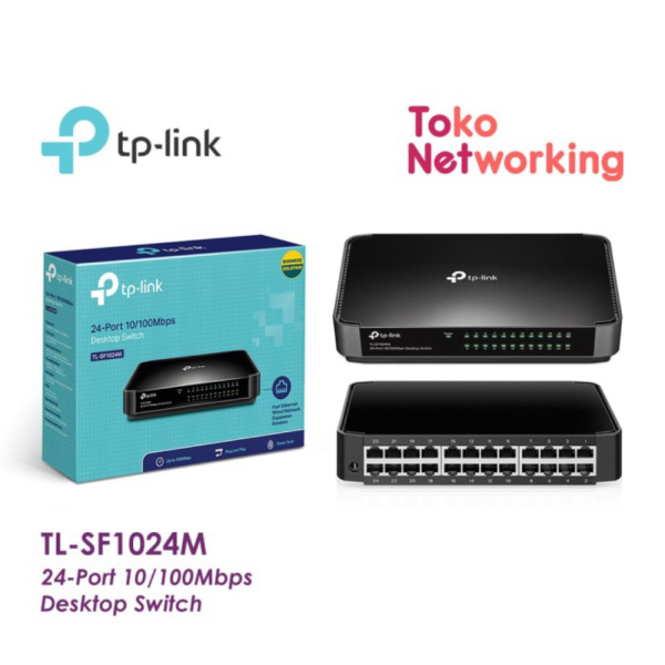 Unik TP-LINK TL-SF1024M 24-Port 10/100Mbps Desktop Switch SF1024M 1024M Limited