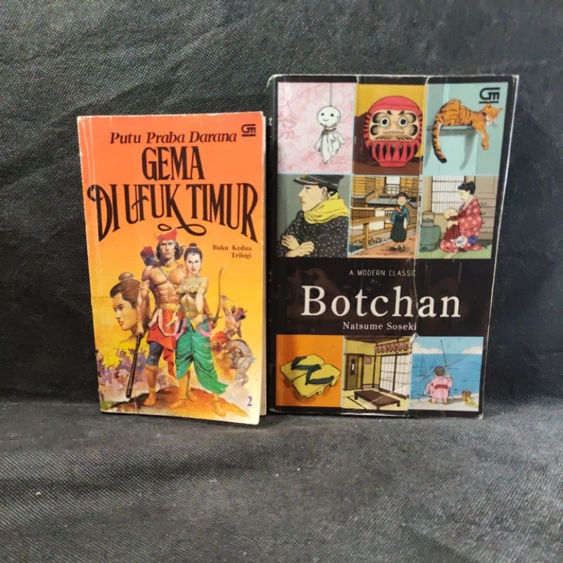 Buku / Novel Gema Di Ufuk Timur Buku Kedua Trilogi, A Modern Classic Botchan, Putu Praba Darama, Nat