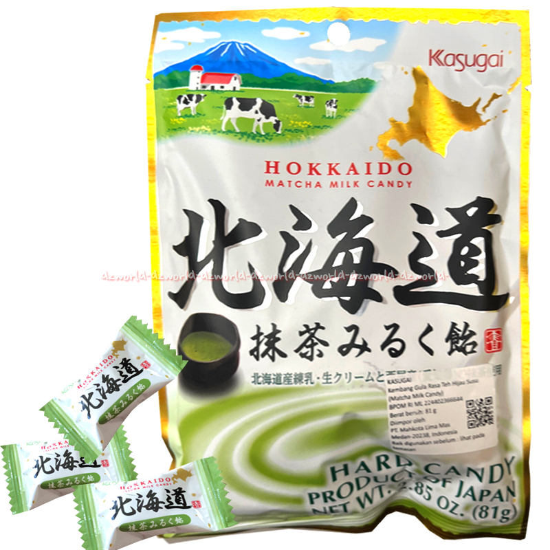 

Kasugai Hokkaido 81gr Matcha Milk Candy Permen Rasa Teh Hijau Green Tea Kembang Gula Jepang Japan Milktea Hokaido