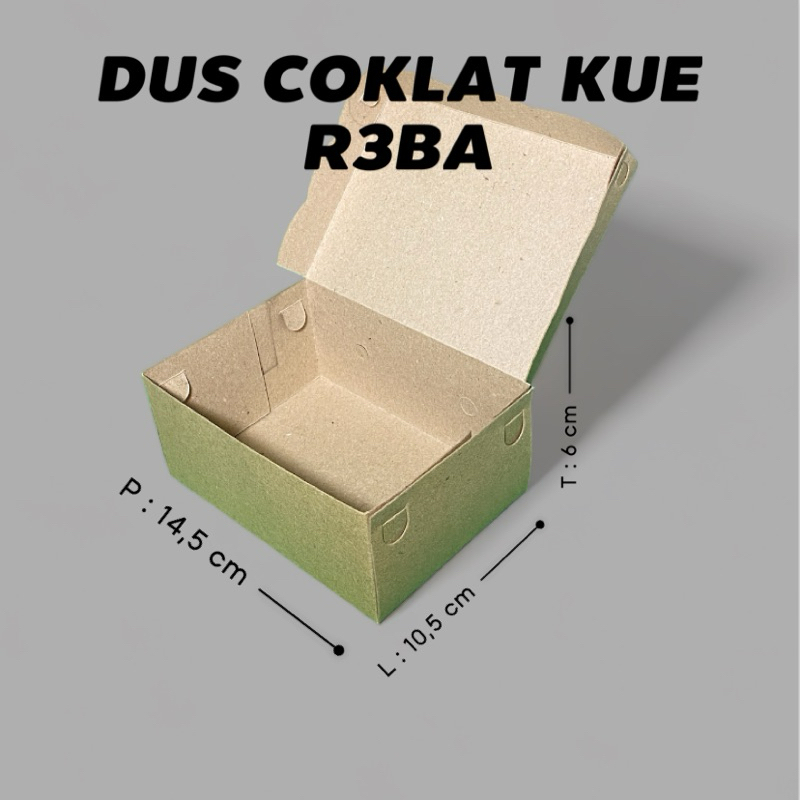 

Dus Kue 14x10x6,5/Kotak Kue 14,5 x10,5 x 6/ R3 MINI KRAFT 250 AK