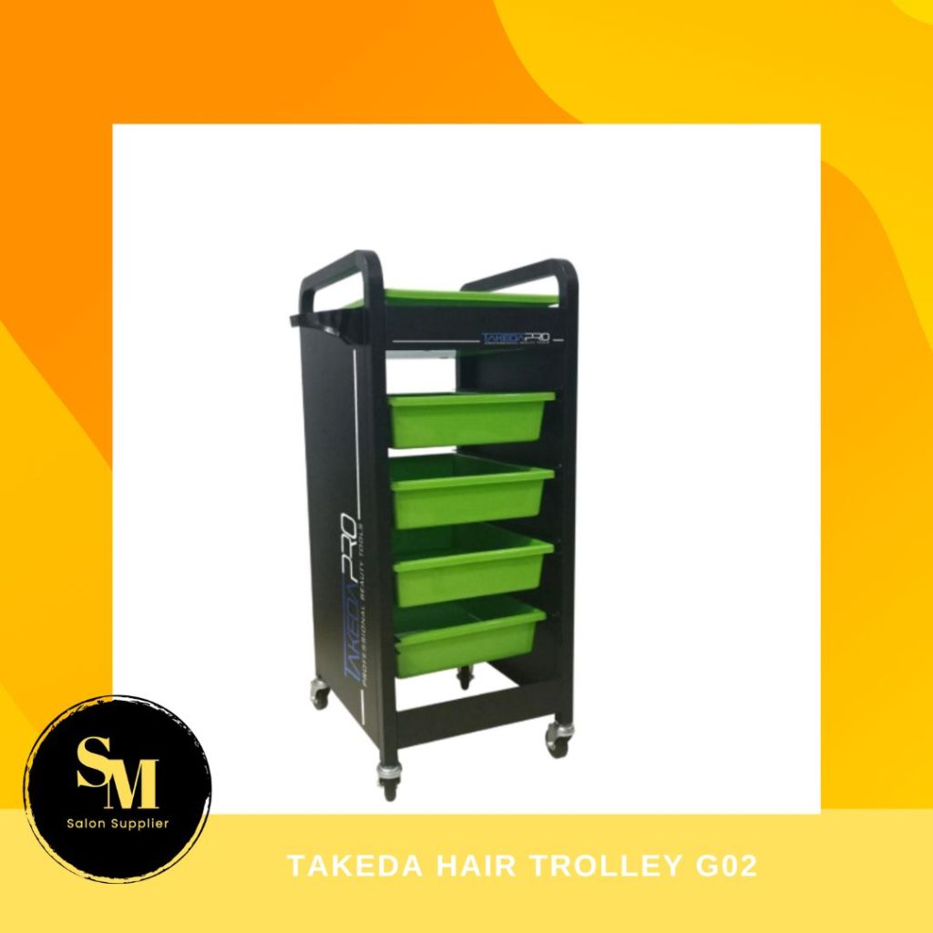 Takeda Hair Trolley G02 - Trolli Salon - Alat Salon