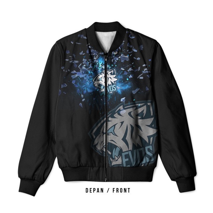 Jaket Bomber Evos Esport Gaming Custom Fullprint 02