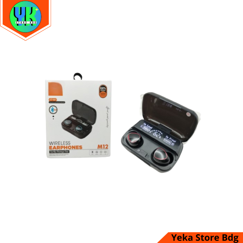 HANDSFREE BLUETOOTH TWS M12 Bluetooth Earphone Mini Earbuds