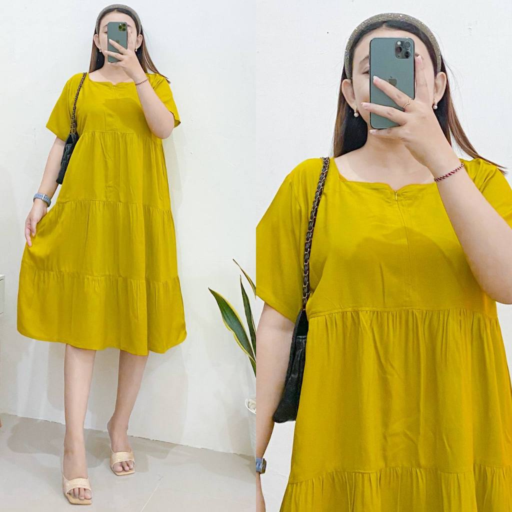 Daster susun ruffle / Daster susun busui / Daster susun rayon / Daster rayon busui By LEKIN.ID