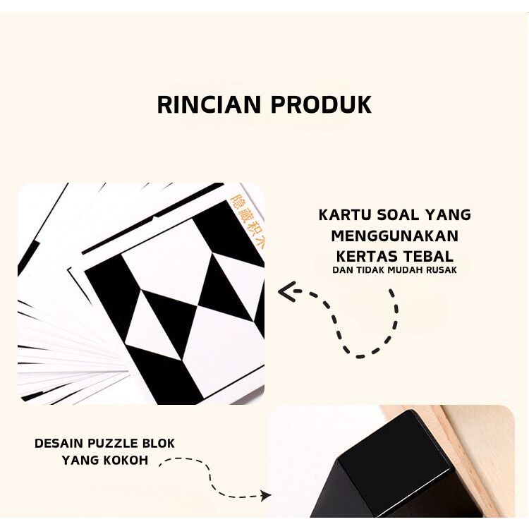 Puzzle Tangram Kayu / Wooden Square Puzzle / Mainan Edukasi Anak / Mainan Puzzle/Puzzle Lego