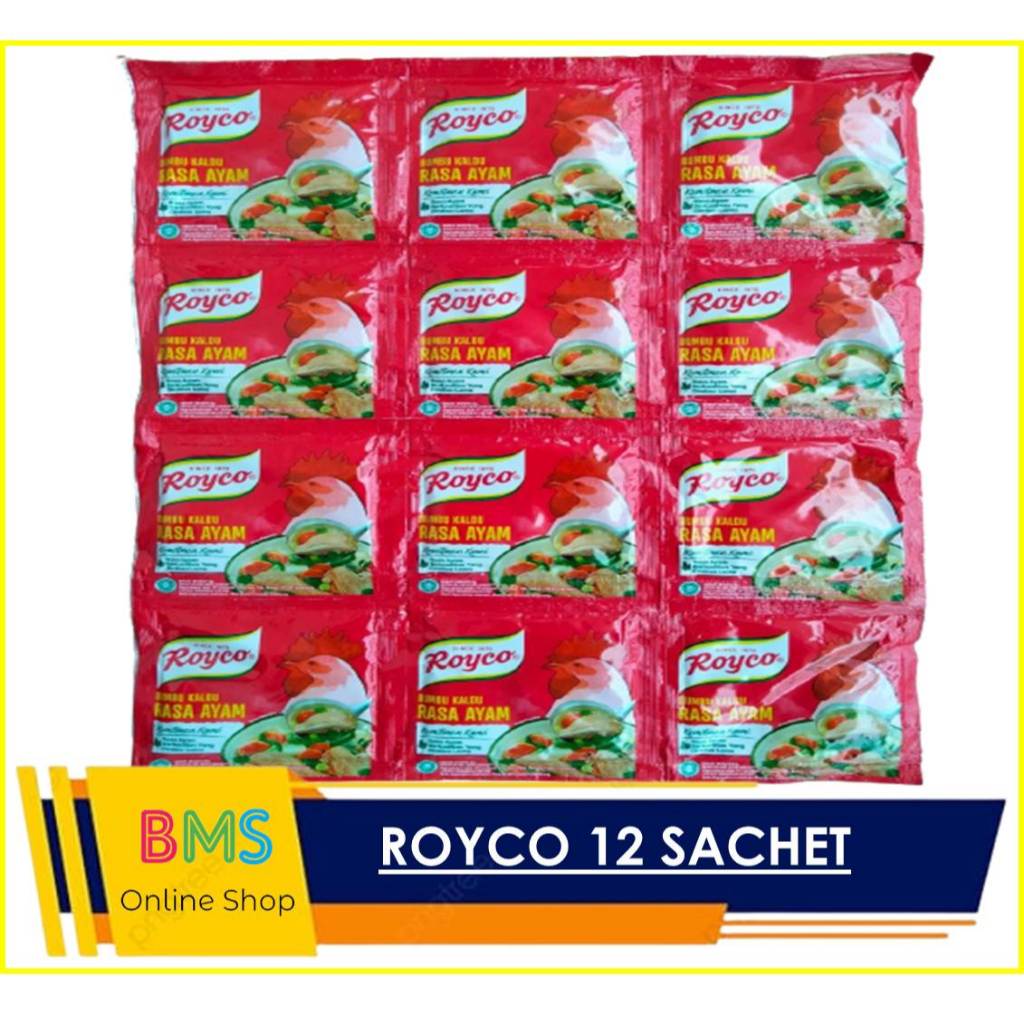 

PAKET HEMAT 12 PCS / 1 LUSIN ROYCO RASA AYAM ROYCO SAPI UKURAN 8GR PENYEDAP RASA