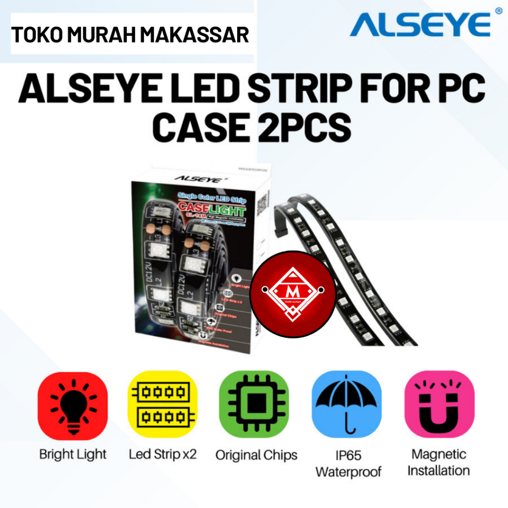 LED STRIP ALSEYE FOR PC CASE 2PCS / ALSEYE LED STRIP / FAN17-ALY