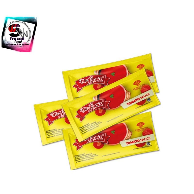 

mc lewis sauce tomat 25 pcs 8gr murah