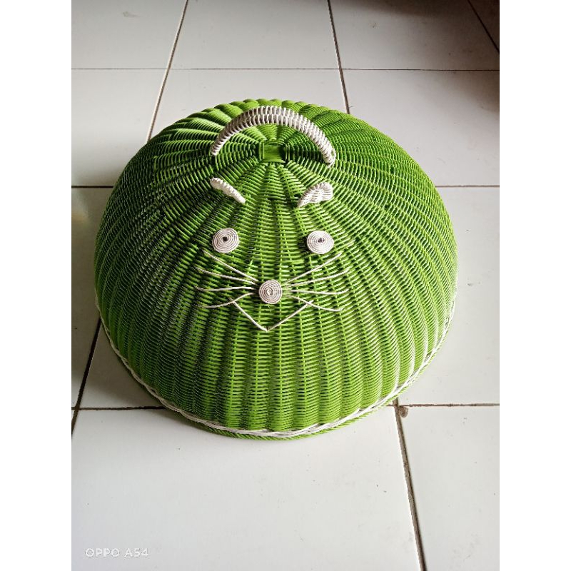 Tudung saji sintetis rotan/karakter