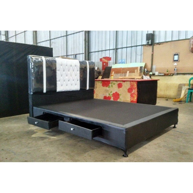 Divan + laci modern minimalis sandaran full