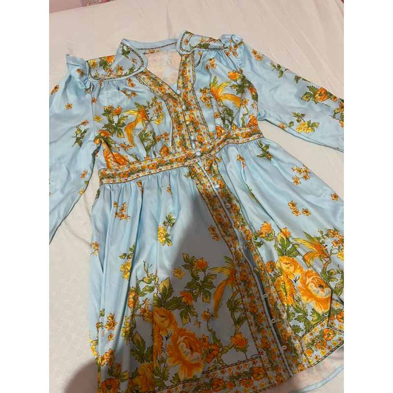 Dress bangkok bunga bunga