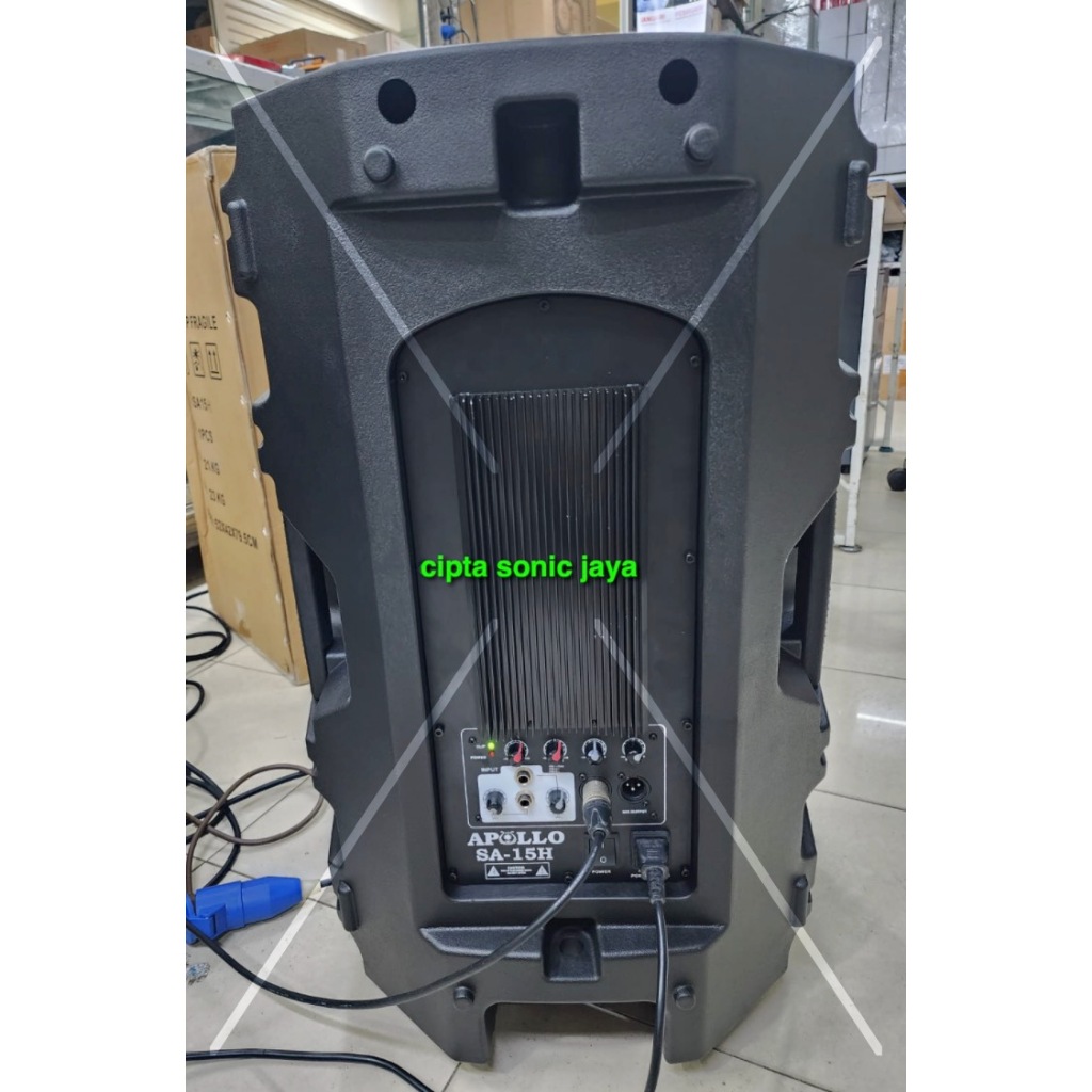 (JUAL 2 BUAH) speaker aktif apollo SA15H ukuran 15 inch SA 15H