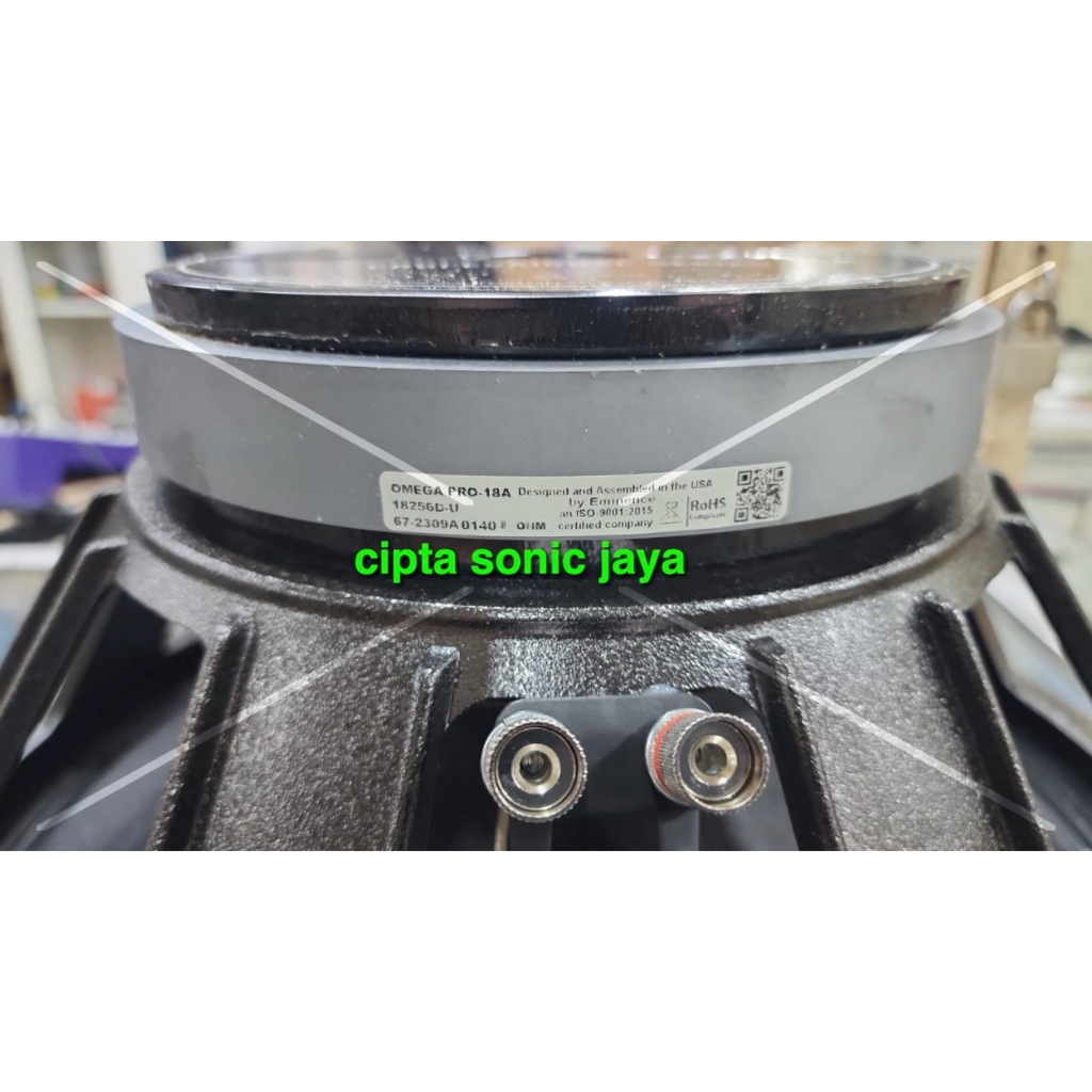 Speaker Component 18 Inch Eminence Omega Pro 18A / Omega Pro18A ORIGINAL