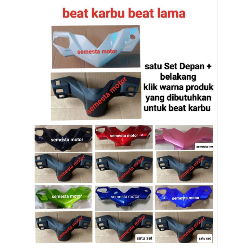 Batok depan Belakang beat karbu beat lama ping batok depan belakang beat karbu biru tua batok depan 