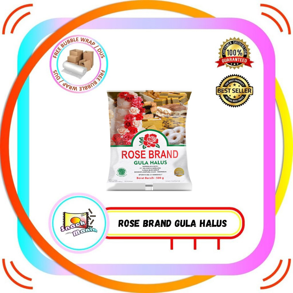 

Rose Brand Gula Halus 500 gr