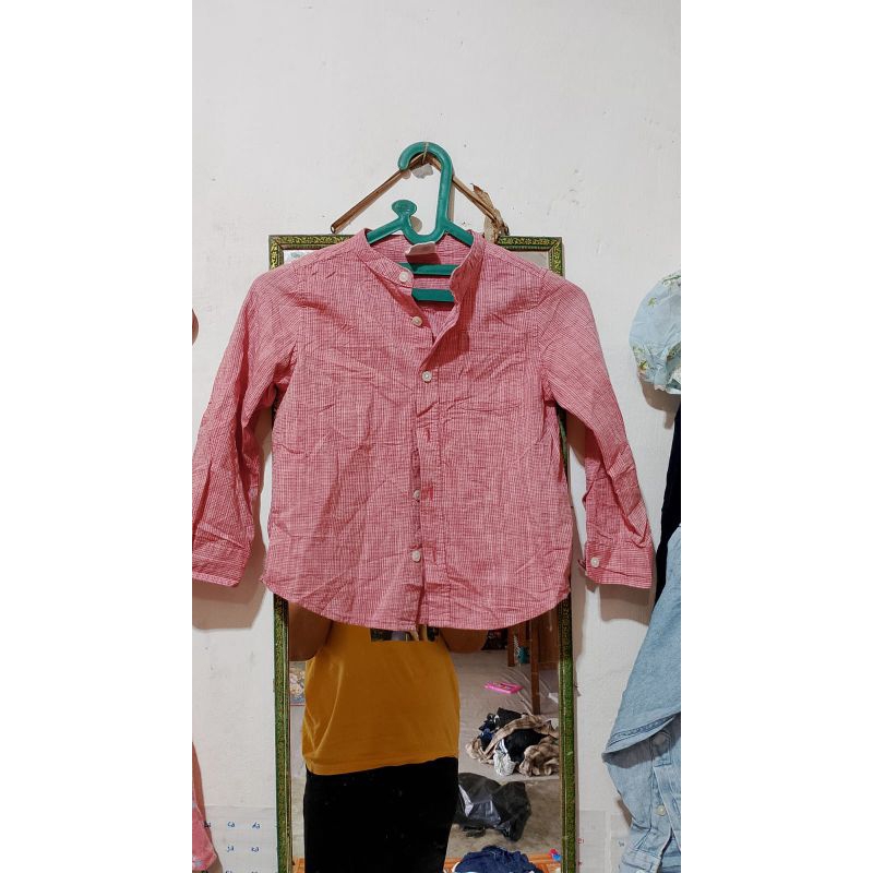 kemeja flanel second