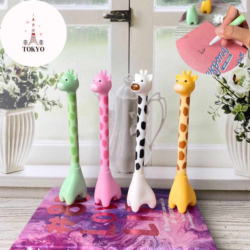 

Pulpen Gel Jerapah Besar Fullbody PGK-1122 Pen Stationary