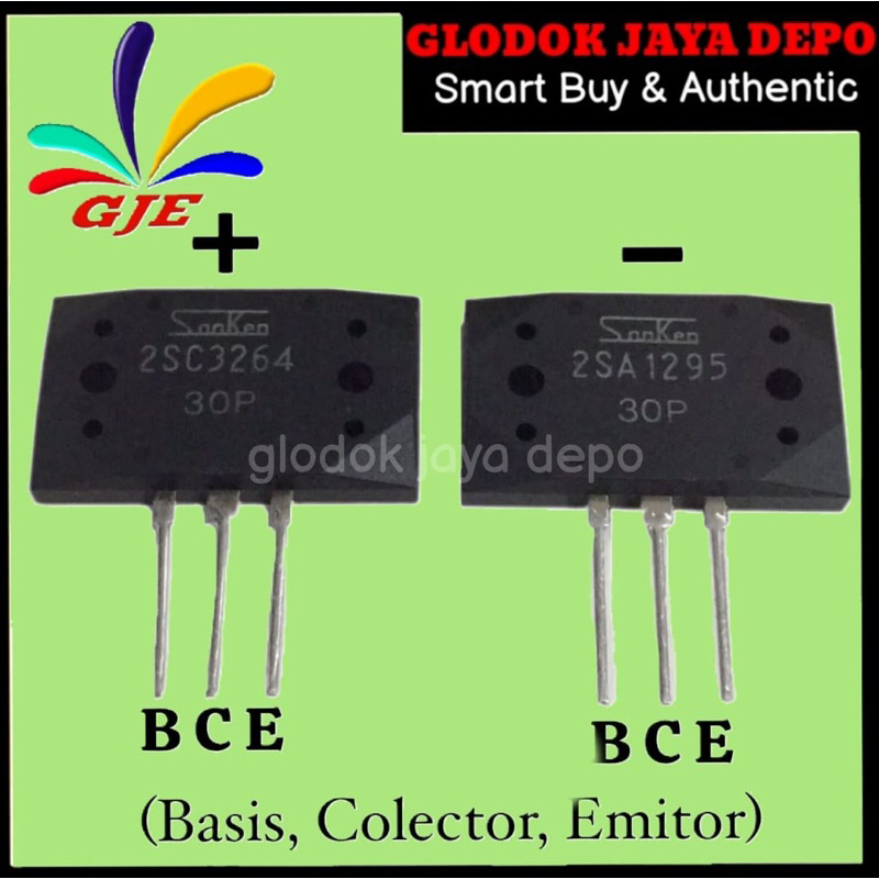 TRANSISTOR SANKEN A1295 & C3264 SUPER MEGA
