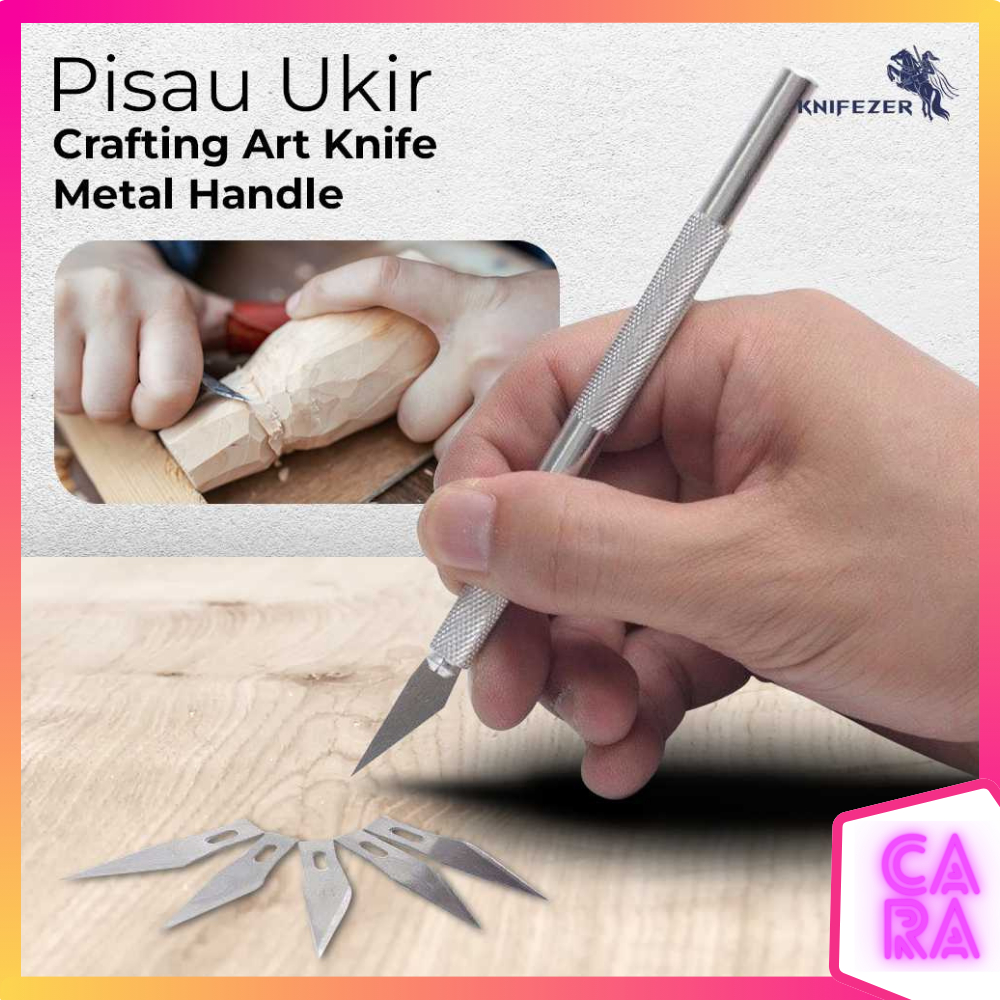 

Pisau Ukir Seni Hobby Crafting Art Knife Aluminium Handle WL-9309
