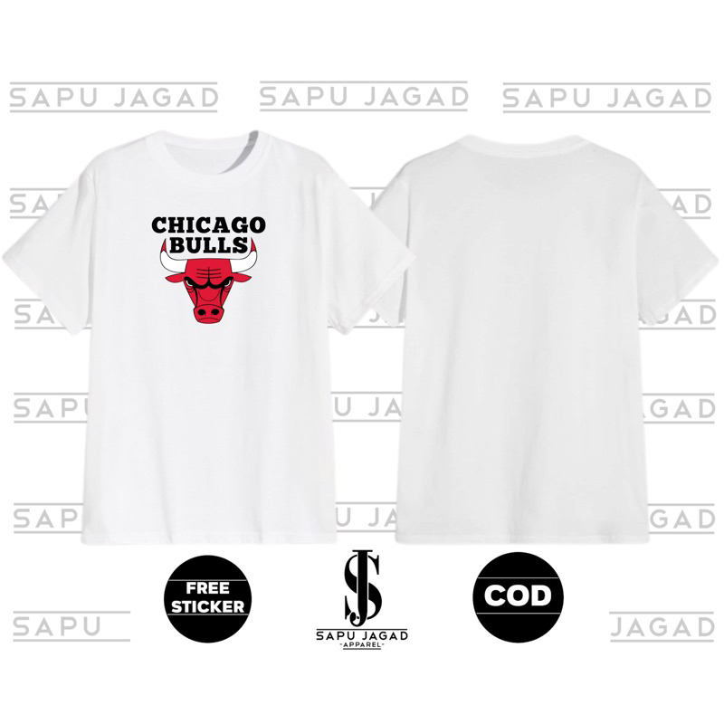 CHICAGO BULLS VERSI PUTIH SIMPLE READY/KAOS POLITIK VIRAL 2024