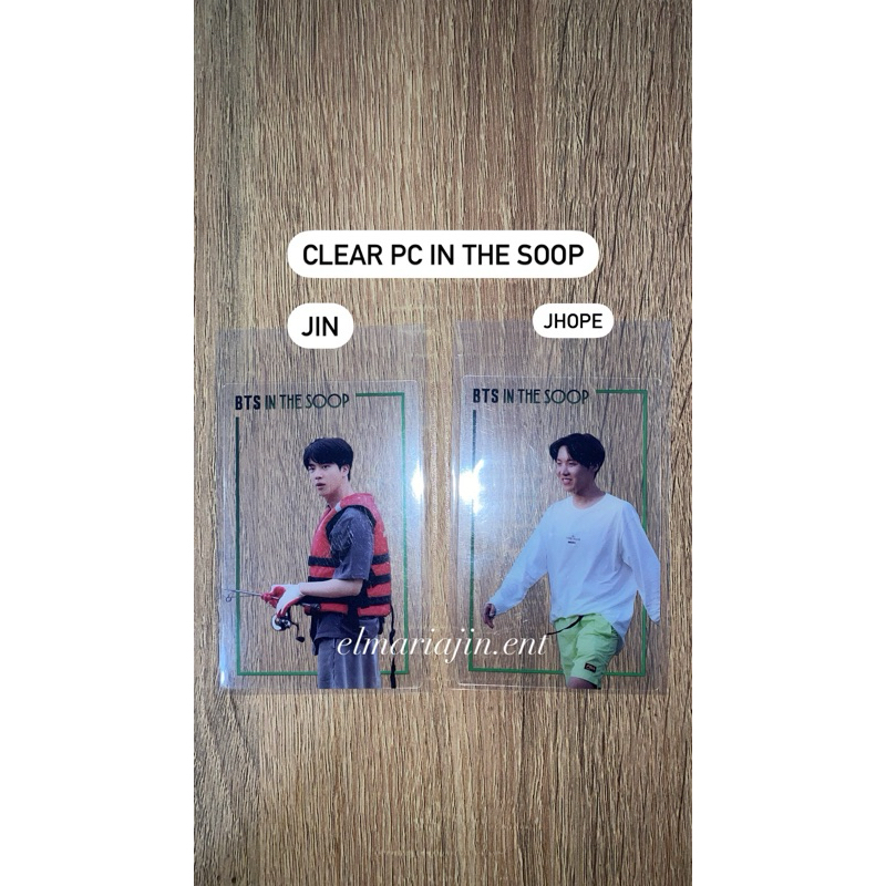 [READY STOCK] OFFICIAL Photocard PC Clear ITS In The Soop Jin Seokjin/ Jhope Hoseok