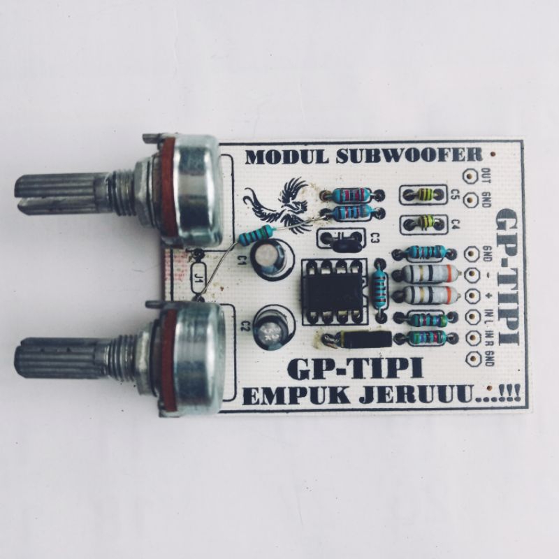 FILTER SUBWOOFER 2 POTENSIO PLUS FREKUENSI